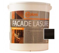 Blue paint for wood, facade, household, 32 COLOR 2.5L, Black