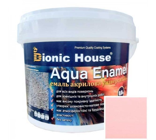 Фарба-емаль для дерева Bionic-House Aqua Enamel 0,8л Фіалка Фарба-емаль для дерева Bionic-House Aqua Enamel 0,8л Фіалка