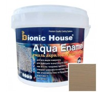 Bionic-House Aqua Emaille-Holzfarbe, 0,8 l, Grauschiefer
