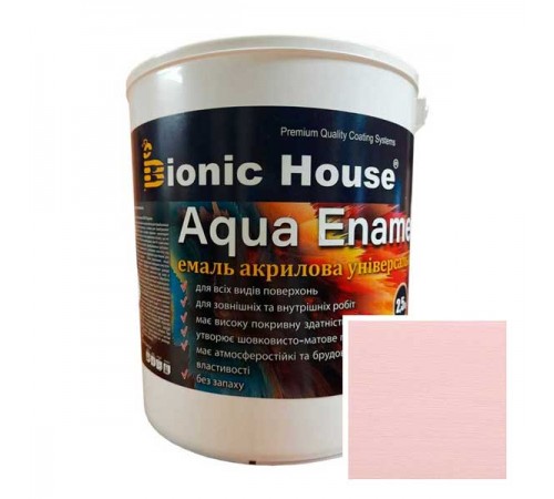 Краска-эмаль для дерева Bionic-House Aqua Enamel 2,5л Фиалка