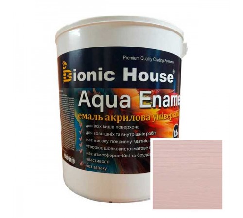 Краска-эмаль для дерева Bionic-House Aqua Enamel 2,5л Лаванда