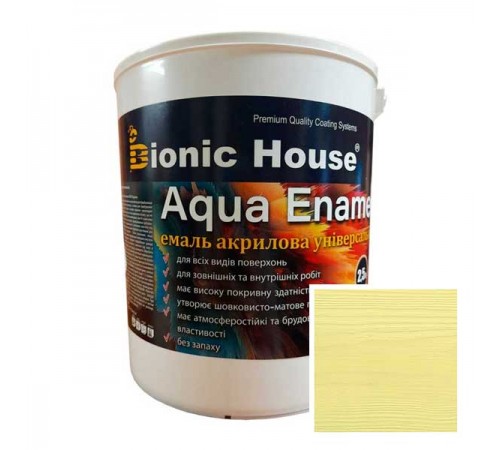 Краска-эмаль для дерева Bionic-House Aqua Enamel 2,5л Фисташковый