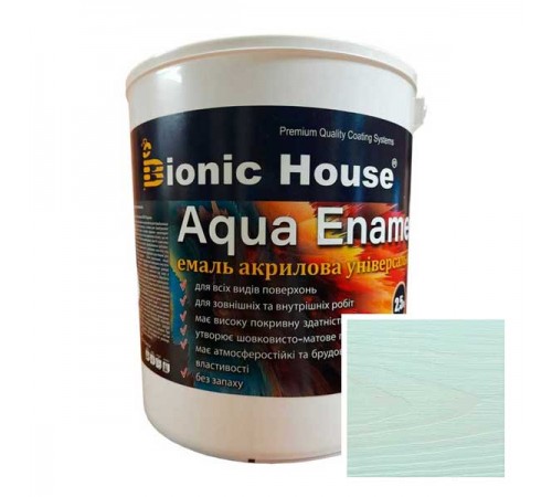 Краска-эмаль для дерева Bionic-House Aqua Enamel 2,5л.