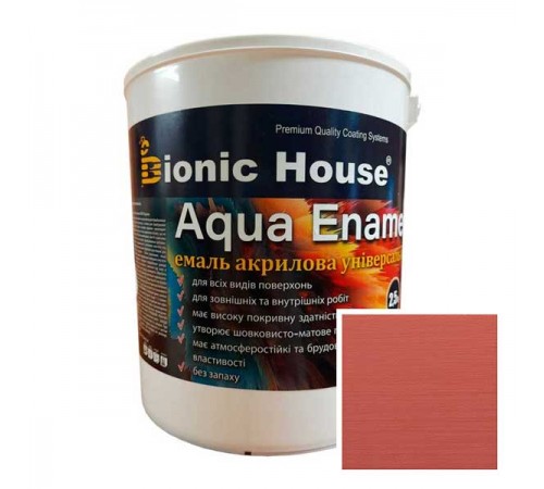 Краска-эмаль для дерева Bionic-House Aqua Enamel 2,5л.