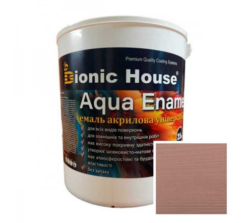 Краска-эмаль для дерева Bionic-House Aqua Enamel 2,5л Баклажан