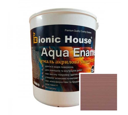 Краска-эмаль для дерева Bionic-House Aqua Enamel 2,5л Королевский Индиго