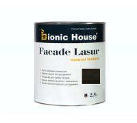 Краска для дерева FACADE LASUR Bionic-House 2,8 л Чорне дерево А120