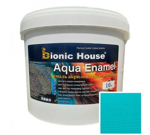 Поставщик: Город: Киев Bionic-House Aqua Enamel 10л Бирюза