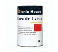 Фарба для дерева FACADE LASUR Bionic-House 1л Барбарис