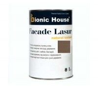 Краска для дерева FACADE LASUR Bionic-House 1л Умбра