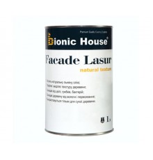 Краска для дерева FACADE LASUR Bionic-House 1л Бесцветный