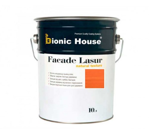 Поставщик: Город: Киев FACADE LASUR Bionic-House 10л Рябина