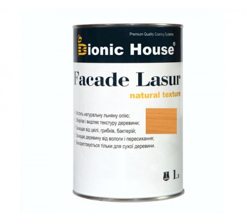 Поставщик: Город: Киев FACADE LASUR Bionic-House 1л Дуб А105