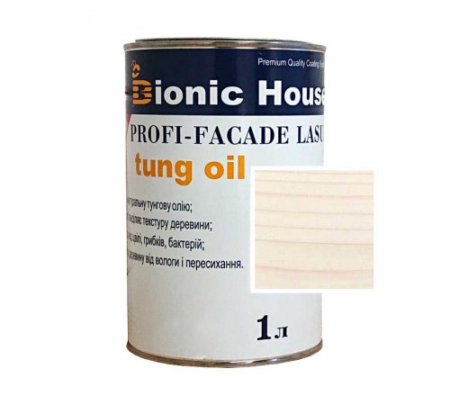 Краска для дерева PROFI-FACADE LASUR tung oil 1л