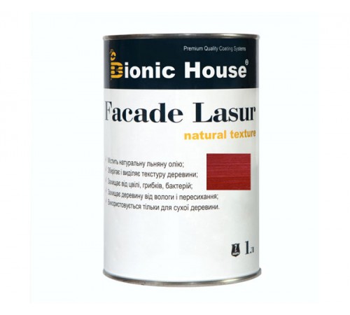 Поставщик: Город: Киев FACADE LASUR Bionic-House 1л Вишня А108