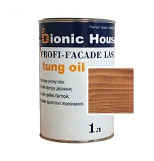 Краска для дерева PROFI-FACADE LASUR tung oil 1л Золотий Горіх