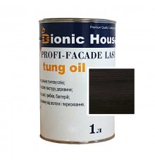 Краска для дерева PROFI-FACADE LASUR tung oil 1л Чорний