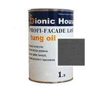 PROFI-FACADE LASUR Tungöl-Holzfarbe, 1L, Art Grey