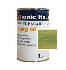 Краска для дерева PROFI-FACADE LASUR tung oil 1л Смарагд