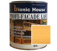 Краска для дерева PROFI-FACADE LASUR tung oil 2,8л Світлий дуб