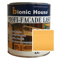 Краска для дерева PROFI-FACADE LASUR tung oil 2,8л Світлий дуб