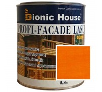 Holzfarbe PROFI-FACADE LASUR Tungöl 2,8 l.