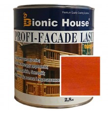 Краска для дерева PROFI-FACADE LASUR tung oil 2,8л Махагон