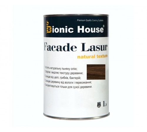 Поставщик: Город: Киев FACADE LASUR Bionic-House 1л Палисандр А111