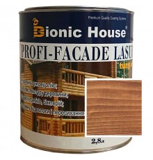 Краска для дерева PROFI-FACADE LASUR tung oil 2,8л Золотий Горіх