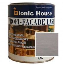 Краска для дерева PROFI-FACADE LASUR tung oil 2,8л Попіл