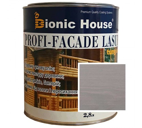 Краска для дерева PROFI-FACADE LASUR tung oil 2,8л