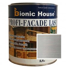 Краска для дерева PROFI-FACADE LASUR tung oil 2,8л Белый Мармур