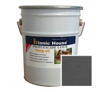 PROFI-FACADE LASUR Tungöl-Holzfarbe, 10 Liter, Art Grey