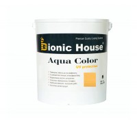 Краска для дерева Bionic-House Aqua Color UV-protect 2,5л Светлый дуб А126