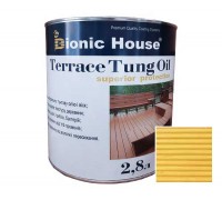 Масло для террас ТУНГОВАЯ Bionic-House 2,8л Светлый дуб