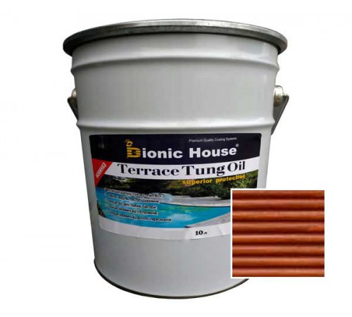 Масло для террас ТУНГОВАЯ Bionic-House 10л Тик Масло для террас ТУНГОВАЯ Bionic-House 10л Тик