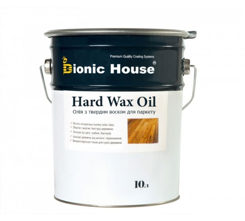 Напольное масло с твердым воском HardWax Oil 10л Бесцветный