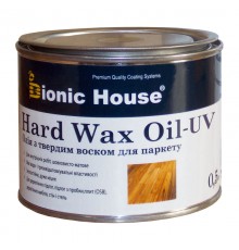 Напольное масло с твердым воском и УФ-фильтром HardWax Oil UV 0,5л Бесцветный