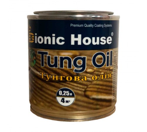 Тунгова олія Tung Oil Bionic-House 0,25л Безбарвний