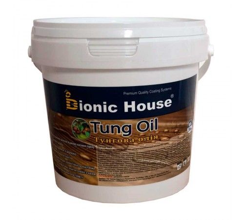 Тунговое масло Tung Oil Bionic-House 1л Бесцветный