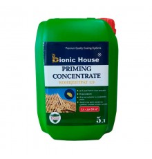 Priming Concentrate 1:9 Невимівний антисептик для дерев'яних стропових системBionic-House 5л Безбарвний