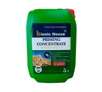 Priming Concentrate 1:9 Невимивний антисептик для дерев'яних стропових системBionic-House 5л Зелений