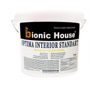 Optima Interior Standard - Акриловая краска для стен и потолков Bionic-House 7кг Белая любой RAL оттенок на заказ