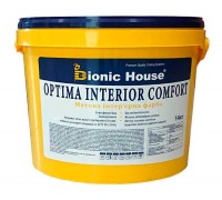 Optima Interior Comfort - Bionic-House Acrylfarbe für Wände und Decken 14kg Weiß, jede RAL-Farbe auf Bestellung