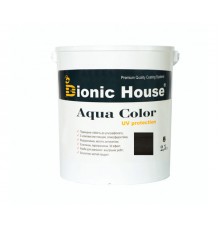 Краска для дерева Bionic-House Aqua Color UV-protect 2,5л Чорне дерево А120