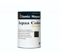 Краска для дерева Bionic-House Aqua Color UV-protect 0,8 л Чорне дерево А120
