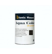Краска для дерева Bionic-House Aqua Color UV-protect 0,8 л Чорне дерево А120