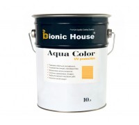 Деревянная краска Bionic-House Aqua Color UV-protect 10л Светлый дуб А126