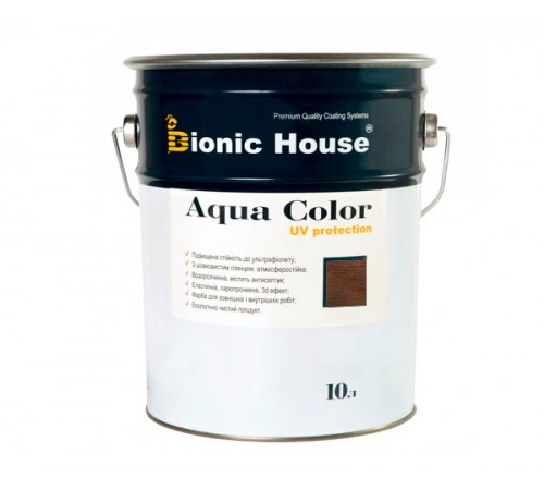 Краска для дерева Bionic-House Aqua Color UV-protect 10л