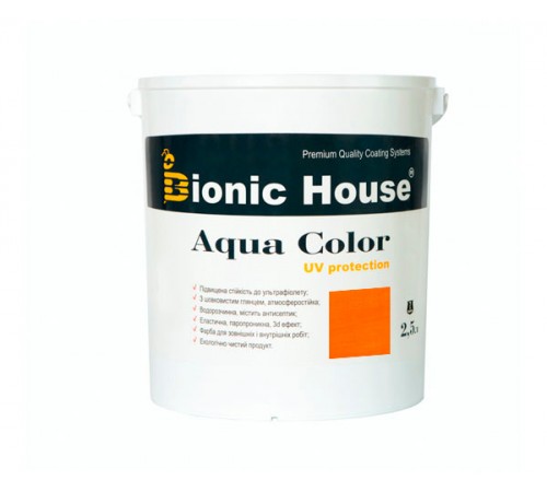 Краска для дерева Bionic-House Aqua Color UV-protect 2,5л Пінія